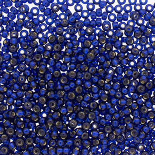 Miyuki 15/0 Rocaille Bead - 15-94281 - Silver Lined Navy Blue - 100gm Bag