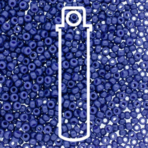 Miyuki 15/0 Rocaille Bead - 15-94493 - Opaque Navy Blue - 8.2gm Tube