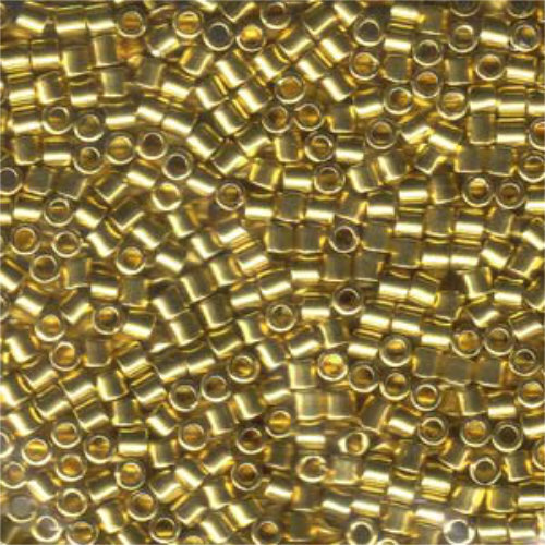 Miyuki 8/0 Delica Bead - DBL-0031 - 24K Gold Plated - 50gm Bag
