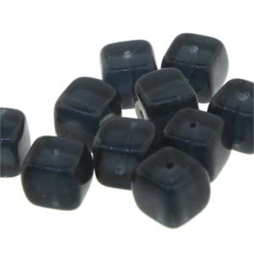 Cube Bead 5mm x 7mm - Montana - CU8827-3033 - 30 Bead Strand