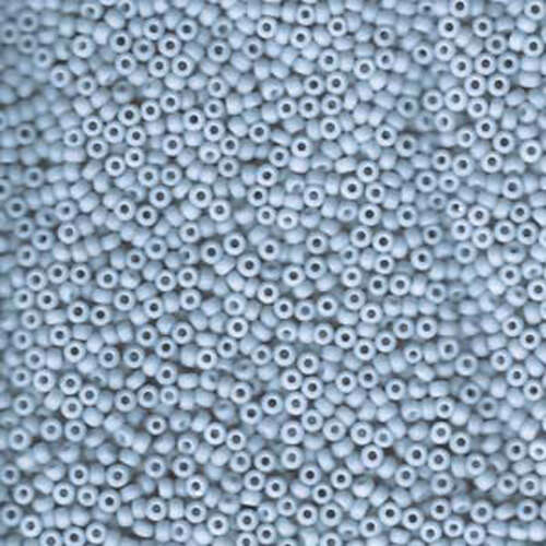 Miyuki 11/0 Rocaille Bead - 11-92038 - Matte Slate Blue AB - 250gm Bag