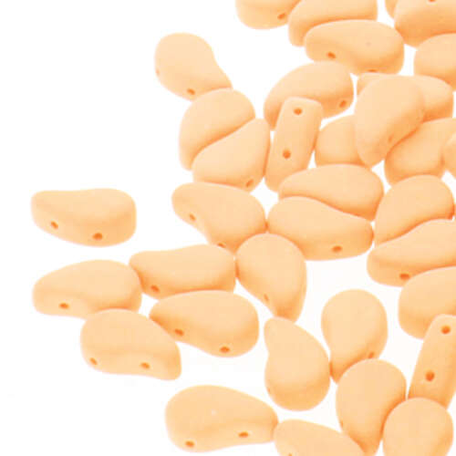 Paisley Duo 8mm x 5mm - Bondeli Matte Orange - PD8502010-92922 - 100gm Bag
