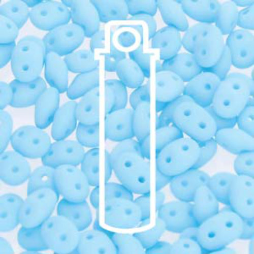 Super Duo 2.5mm x 5mm - DU0502010-92927 - Matte Bondeli Blue Raspberry - 22.5gm Tube