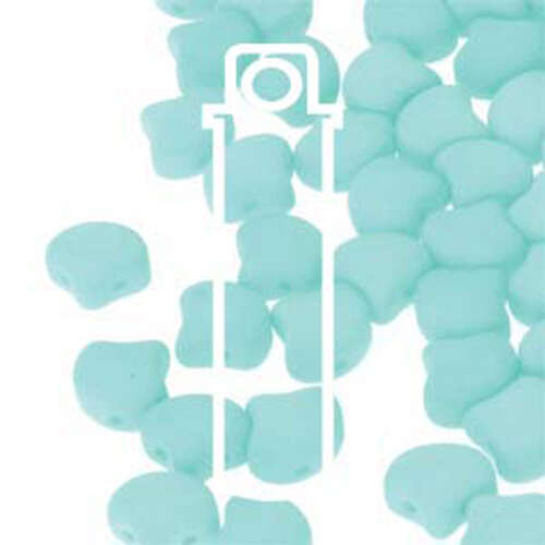Ginko Leaf 7.5mm x 7.5mm - GNK8702010-92928 - Matte Bondeli Mint - 22gm Tube