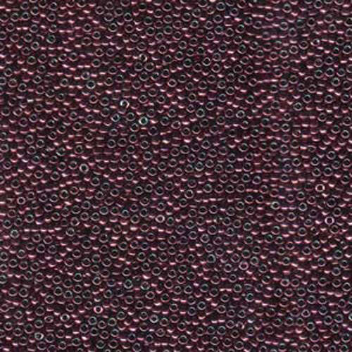 Miyuki 15/0 Rocaille Bead - 15-9460 - Metallic Raspberry - 250gm Bag