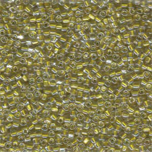 Miyuki 10/0 Triangle Bead - TR10-1125 - Yellow Green Lined Crystal - 250gm Bag