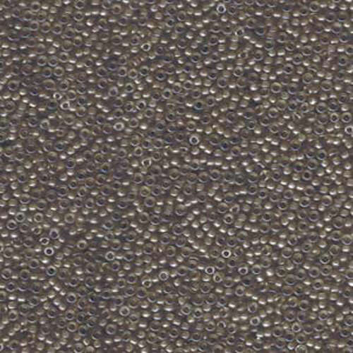 Miyuki 15/0 Rocaille Bead - 15-92440 - Transparent Grey Iris - 250gm Bag