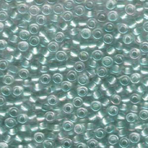 Miyuki 6/0 Rocaille Bead - 6-92605 - Teal Lined Crystal - 250gm Bag