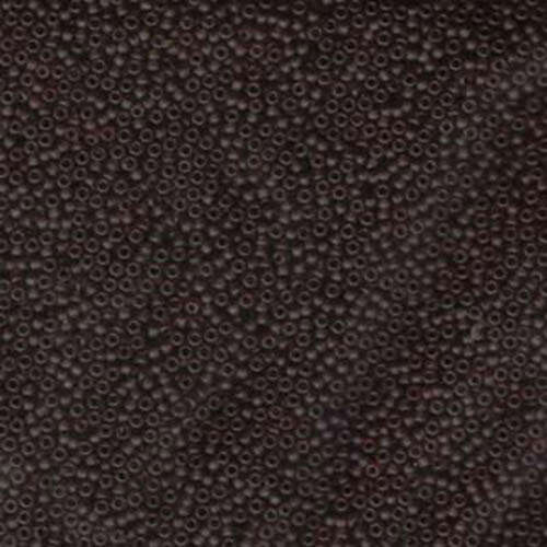 Miyuki 15/0 Rocaille Bead - 15-9135F - Matte Transparent Root Beer - 250gm Bag