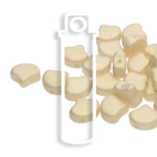 Ginko Leaf 7.5mm x 7.5mm - GNK8702010-29704 - Chatoyant Shimmer Dutch White - 22gm Tube