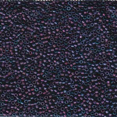 Miyuki 11/0 Delica Bead - DB1054 - Matte Metallic Violet / Gold Iris - 100gm Bag