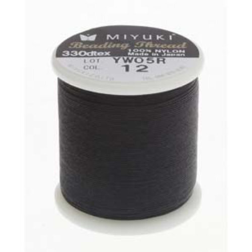 Miyuki Beading Thread Black - 330DTEX - 50m - MBT-12