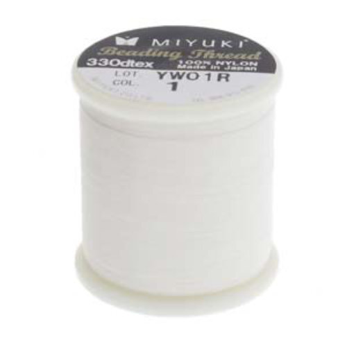 Miyuki Beading Thread White - 330DTEX - 50m - MBT-01