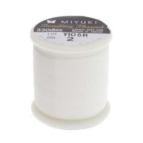 Miyuki Beading Thread Eggshell - 330DTEX - 50m - MBT-02