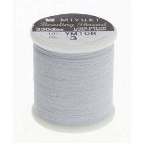 Miyuki Beading Thread Silver - 330DTEX - 50m - MBT-03