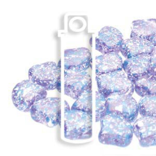 Ginko Leaf 7.5mm x 7.5mm - GNK8700030-24406 - Confetti Splash Indigo - 22gm Tube