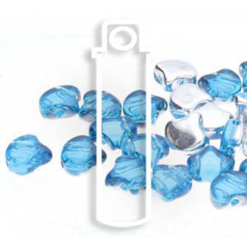 Ginko Leaf 7.5mm x 7.5mm - GNK8760020-27002 - Backlit Aquamarine - 22gm Tube