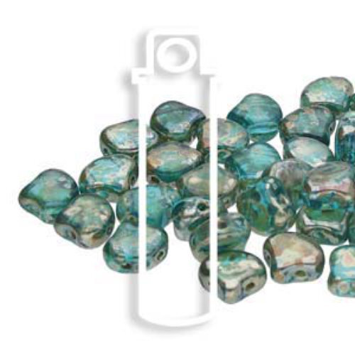 Ginko Leaf 7.5mm x 7.5mm - GNK8760020-43500 - Aquamarine Rembrandt - 22gm Tube