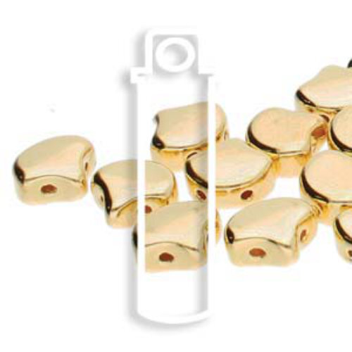 Ginko Leaf 7.5mm x 7.5mm - GNK8700030-35000 - 24Kt Gold Plated - 22gm Tube