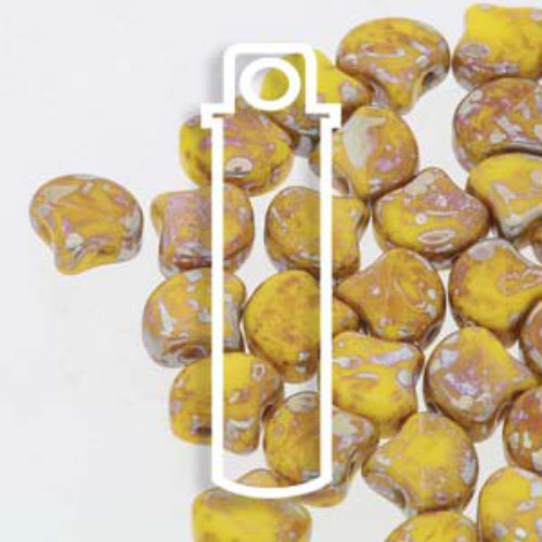 Ginko Leaf 7.5mm x 7.5mm - GNK8783120-43500 - Lemon Rembrandt - 22gm Tube