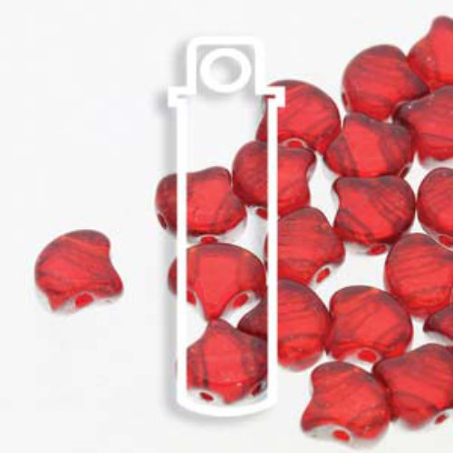 Ginko Leaf 7.5mm x 7.5mm - GNK8790080-27002 - Backlit Ruby - 22gm Tube