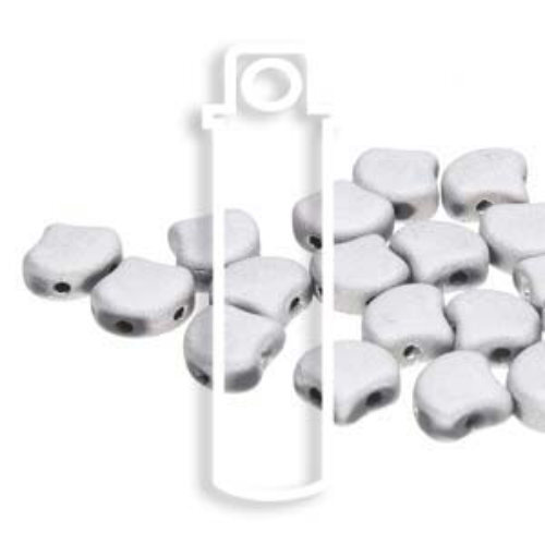 Ginko Leaf 7.5mm x 7.5mm - GNK8723980-27070 - Jet Matte Labrador - 22gm Tube