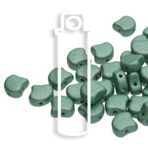 Ginko Leaf 7.5mm x 7.5mm - GNK8723980-79051 - Metallic Suede Light Green - 22gm Tube