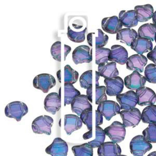 Ginko Leaf 7.5mm x 7.5mm - GNK8730010-26536 - Backlit Violet Ice - 22gm Tube