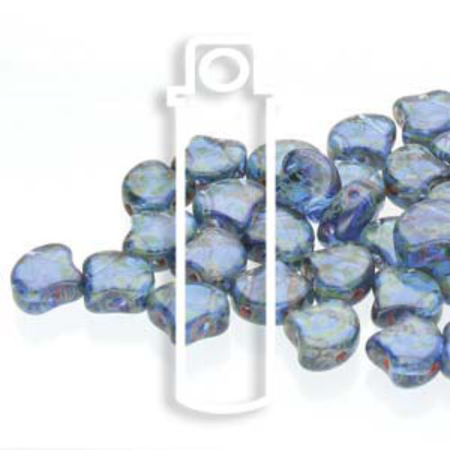 Ginko Leaf 7.5mm x 7.5mm - GNK8730060-86800 - Sapphire Picasso - 22gm Tube