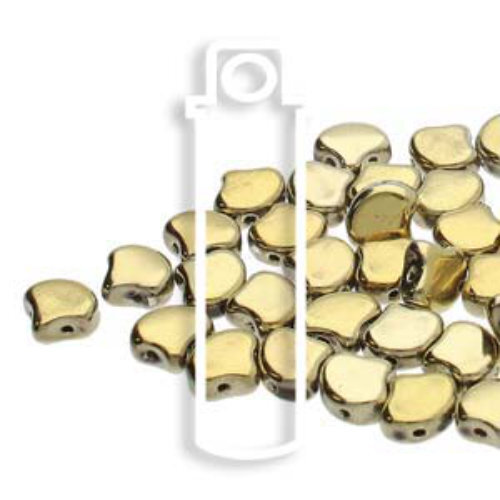 Ginko Leaf 7.5mm x 7.5mm - GNK8700030-26440 - Polished Brass - 22gm Tube