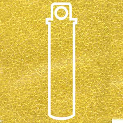 Miyuki 11/0 Delica Bead - DB710 - Transparent Yellow - 7.2gm Tube
