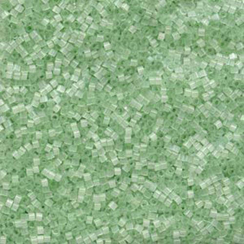 Miyuki 11/0 Delica Bead - DB828 - Pale Green Silk Satin - 100gm Bag