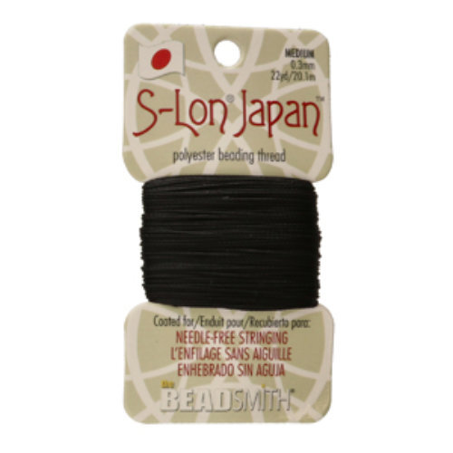 S-Lon Cord - Japan - 0.3mm - Black - SLJPM-BK