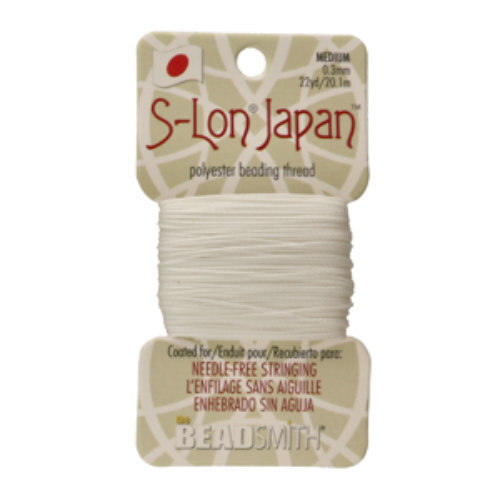 S-Lon Cord - Japan - 0.3mm - White - SLJPM-WH