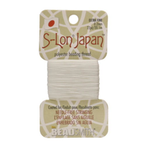 S-Lon Cord - Japan - 0.2mm - White - SLJPXF-WH