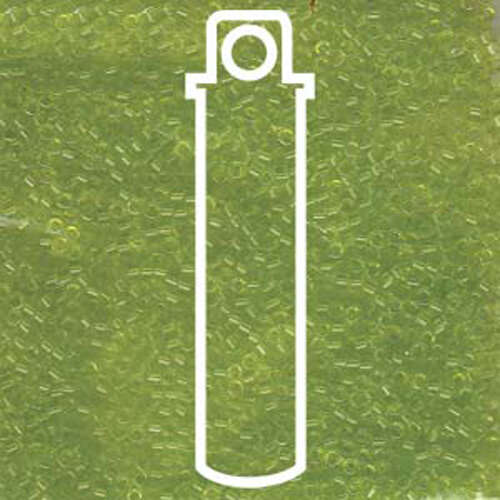 Miyuki 11/0 Delica Bead - DB712 - Transparent Chartreuse - 7.2gm Tube