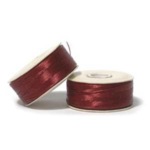 Nymo B (0.20mm) Red - Bobbin - 72 yards / 65m - NYMBRE