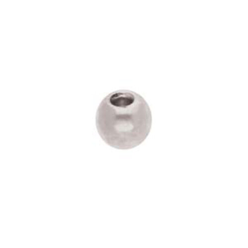 3mm Silver Plated Memory Wire End Caps - 144 Piece Bag - FAMWEC3SP
