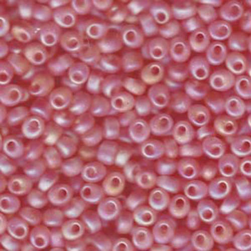 Miyuki 4mm Magatama Bead - MA4-2133F - Transparent Dark Pink AB - 250gm Bag