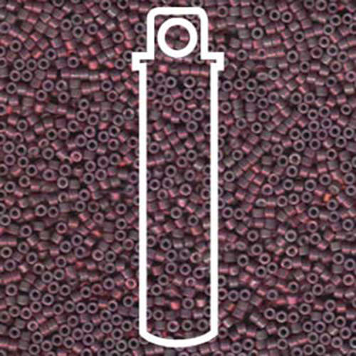 Miyuki 11/0 Delica Bead - DB1012 - Medium Raspberry Luster - 7.2gm Tube