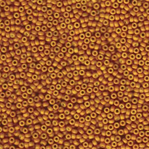 Miyuki 11/0 Rocaille Bead - 11-92041 - Special Dyed Pale Pumpkin - 250gm Bag