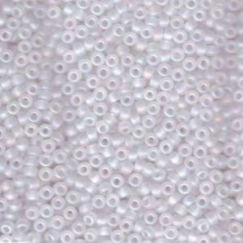 Miyuki 8/0 Rocaille Bead - 8-9131FR - Matte Transparent Crystal AB - 250gm Bag