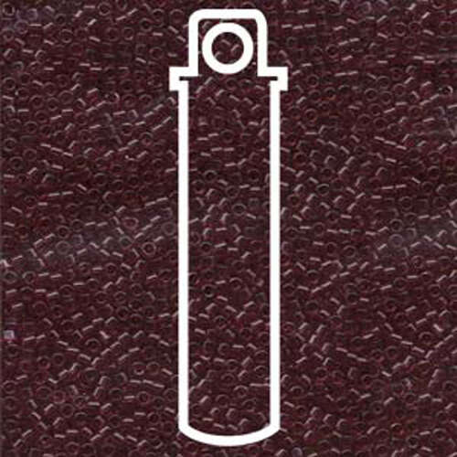 Miyuki 11/0 Delica Bead - DB1312 - Transparent Dyed Wine - 7.2gm Tube