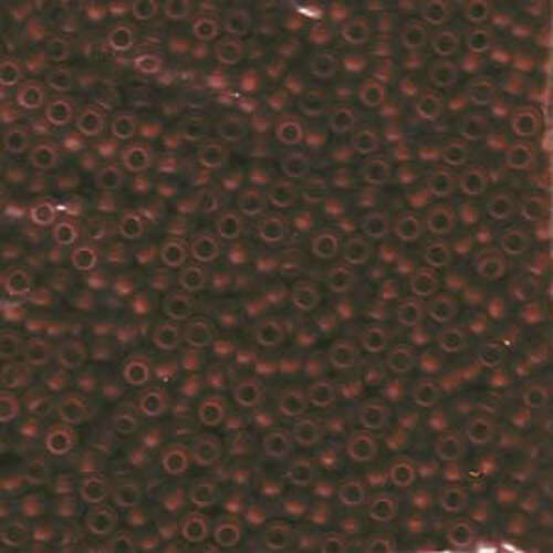 Miyuki 8/0 Rocaille Bead - 8-9134F - Matte Transparent Dark Topaz - 250gm Bag