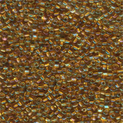 Miyuki 10/0 Triangle Bead - TR10-1126 - Yellow Gold Lined Crystal - 250gm Bag