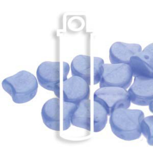 Ginko Leaf 7.5mm x 7.5mm - GNK8731010-14400 - Opal Blue White Luster - 22gm Tube