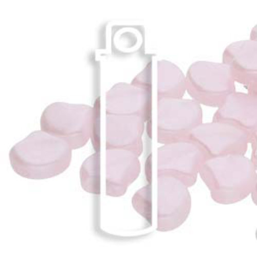Ginko Leaf 7.5mm x 7.5mm - GNK8771200-14400 - Opal Pink White Luster - 22gm Tube