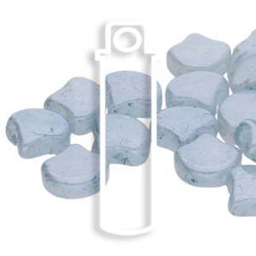 Ginko Leaf 7.5mm x 7.5mm - GNK8701000-15464 - White Opal Blue Terracotta - 22gm Tube