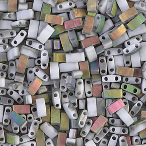 Miyuki Half Tila Bead - TLH4559 - Matte Labrador Vitrail - 50gm Bag