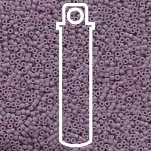 Miyuki 11/0 Delica Bead - DB728 - Opaque Lilac - 7.2gm Tube